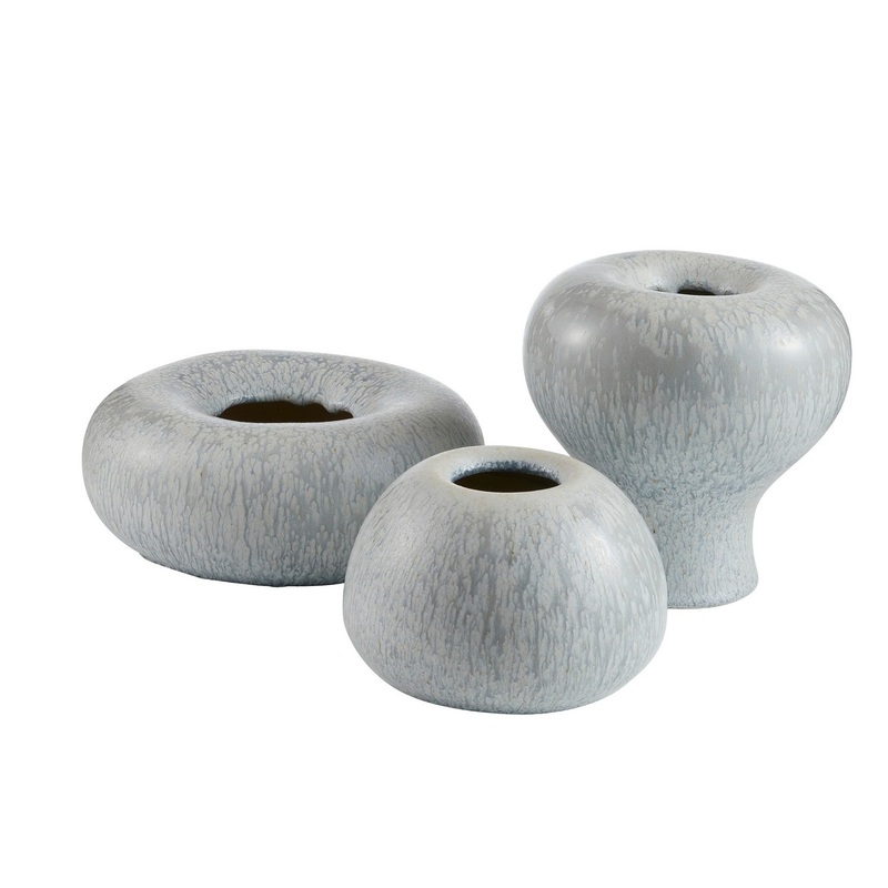 Arteriors AVC12 Dandy Vases, Set of 3 Icy Morn