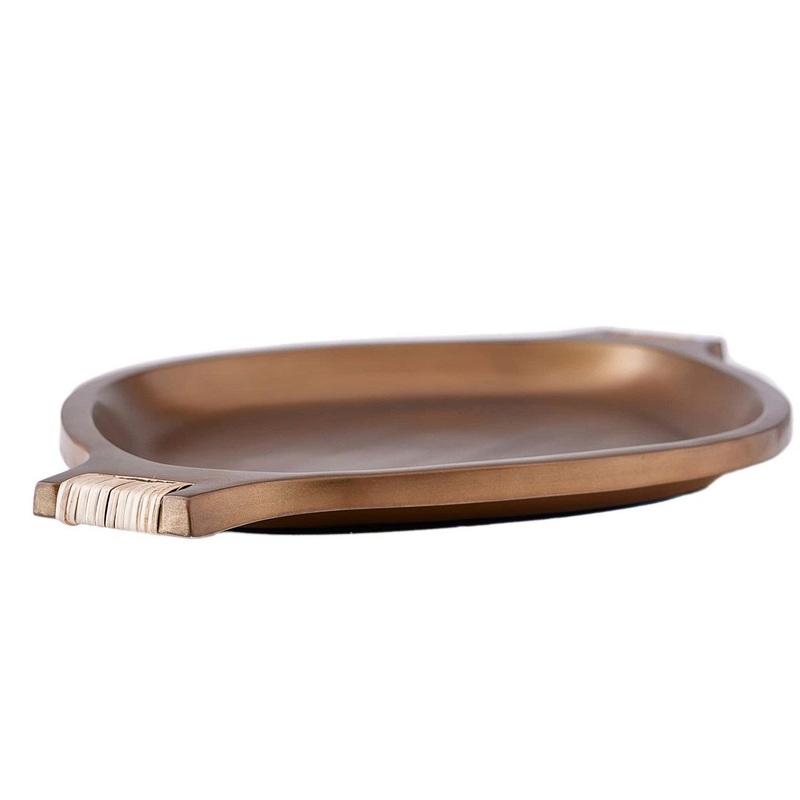 Arteriors AYI02 Tharon Tray Antique Brass
