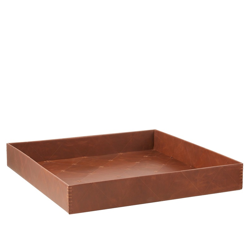 Arteriors AYI08 Channing Tray Cognac