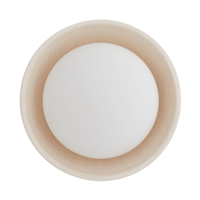 Arteriors DA49005 Glaze One Light Wall Sconce Ivory Stained Crackle