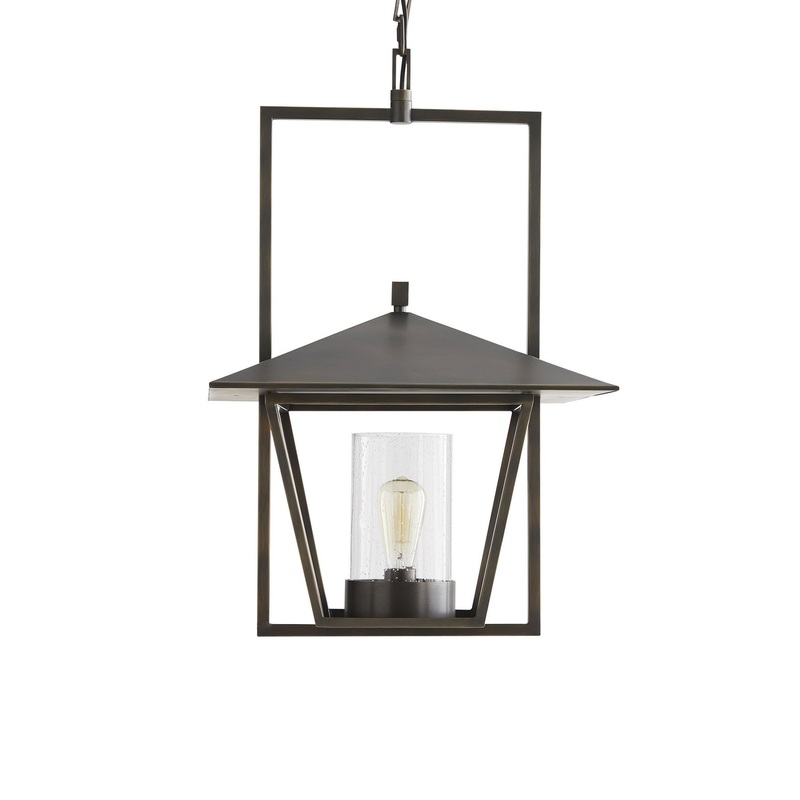 Arteriors DB49006 Temple One Light Pendant Aged Bronze (Discontinued)
