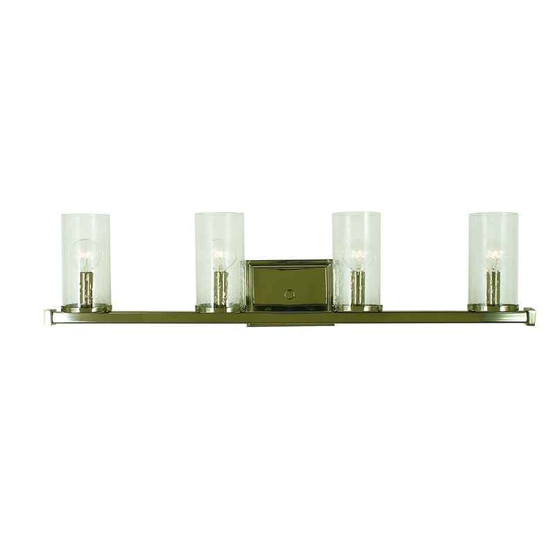 Framburg 1114 PN Compass Four Light Wall Sconce, Polished Nickel