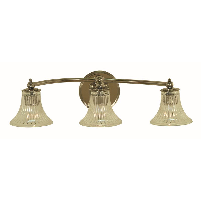 Framburg 5623 PN Ella Three Light Wall Sconce, Polished Nickel