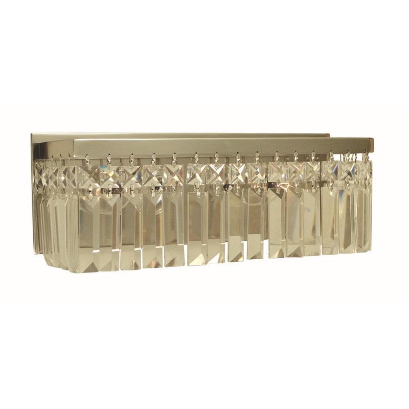 Framburg 5627 BN Hannah Two Light Wall Sconce, Brushed Nickel