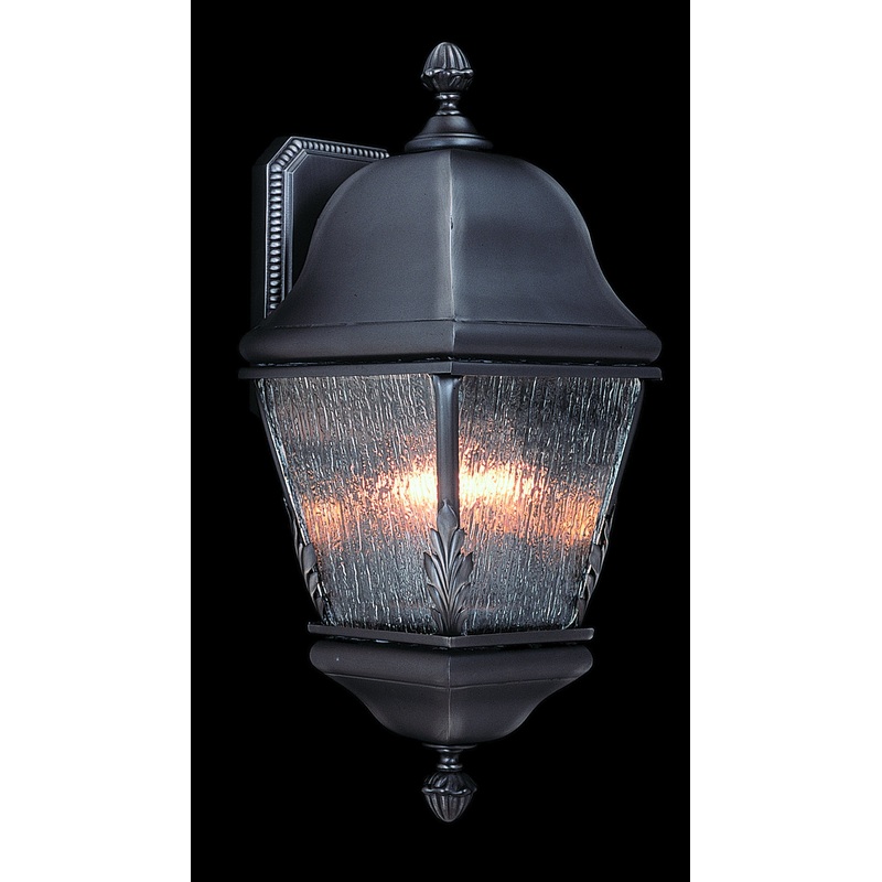 Framburg 9585 IRON Coeur De Lion Three Light Exterior Wall Mount, Iron