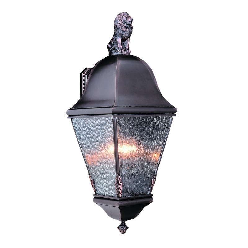 Framburg 9615 SBR Coeur De Lion Four Exterior Wall Mount, Siena Bronze