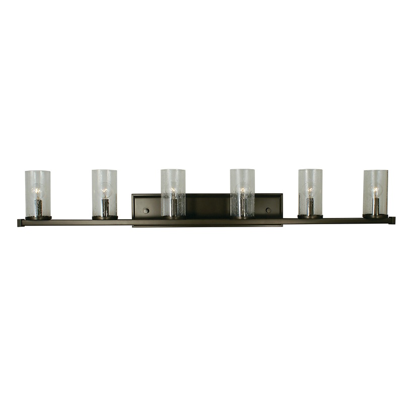 Framburg 1110 MB Compass Six Light Wall Sconce, Mahogany Bronze