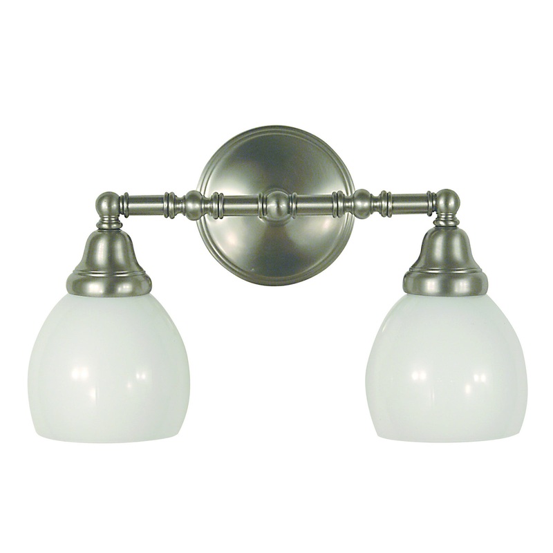 Framburg 2428 BN Sheraton Two Light Wall Sconce, Brushed Nickel