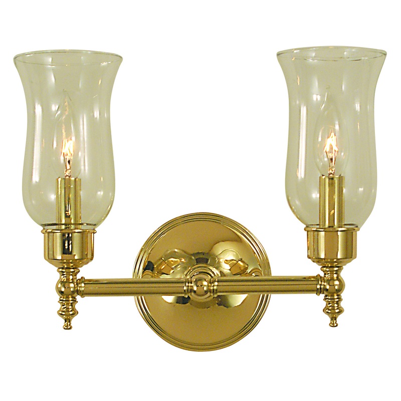 Framburg 2502 PB Sheraton Two Light Wall Sconce, Polished Brass