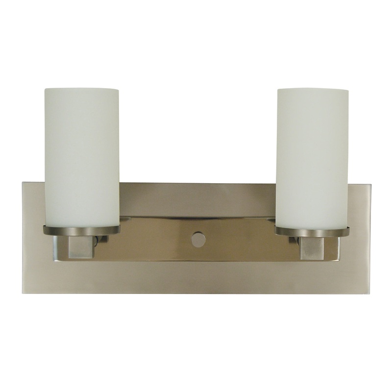 Framburg 4732 SP/PN Mercer Two Light Wall Sconce, Satin Pewter with Polished Nickel