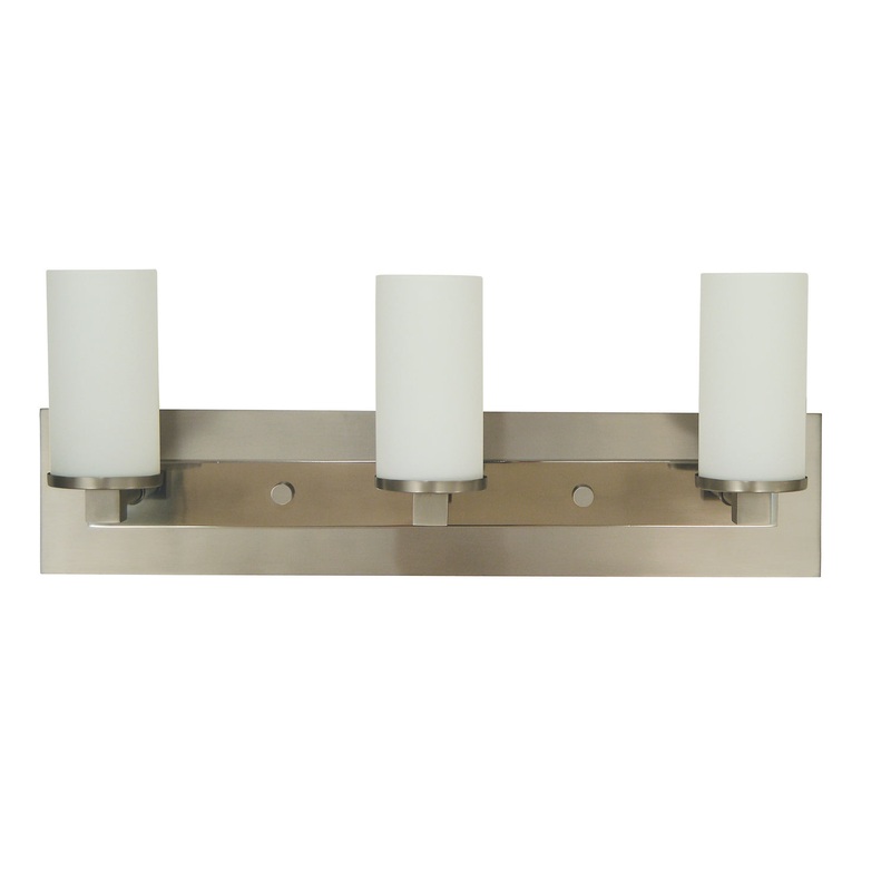 Framburg 4733 SP/PN Mercer Three Light Wall Sconce, Satin Pewter with Polished Nickel