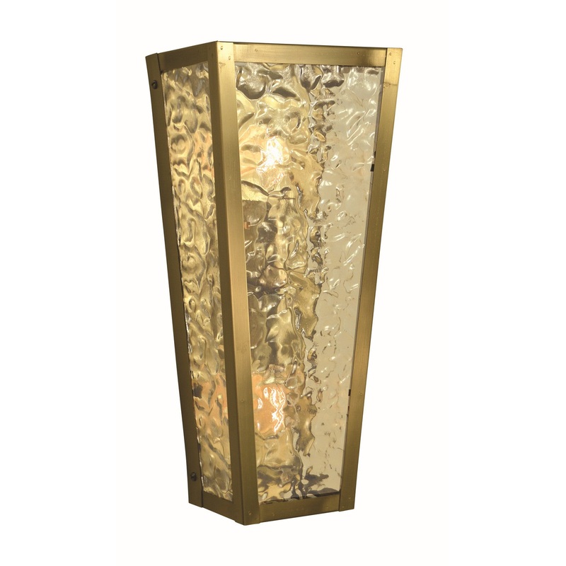 Framburg 5891 BR Avery Two Light Wall Sconce, Brushed Brass