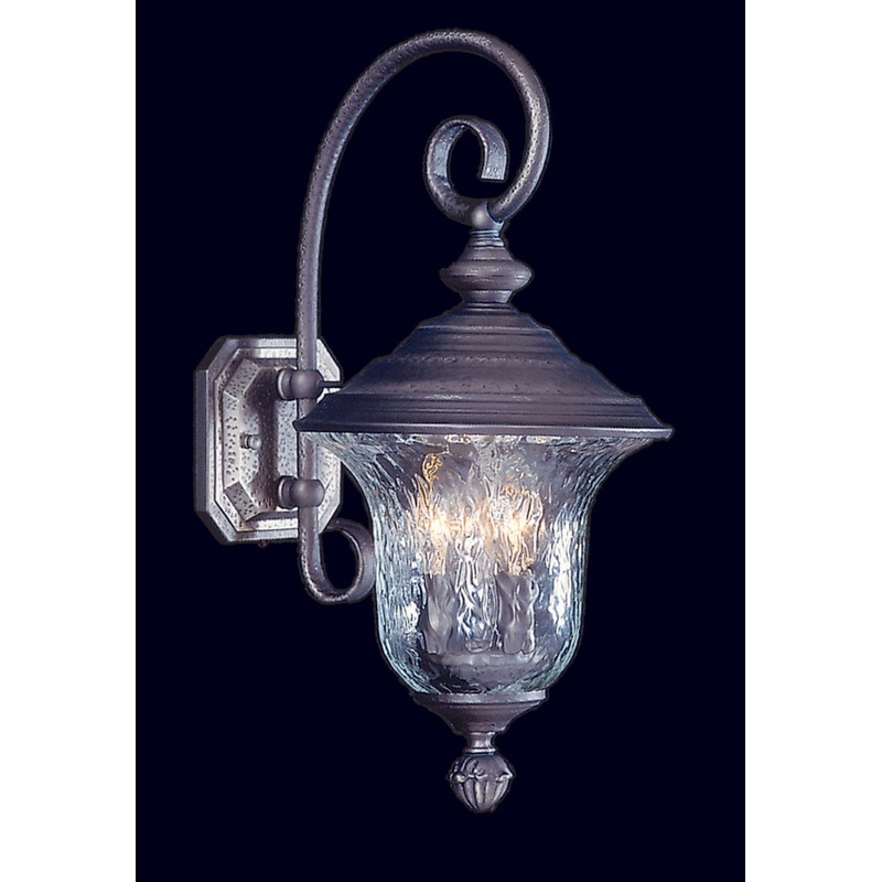 Framburg 8320 SBR Carcassonne Three Light Exterior Wall Mount, Siena Bronze