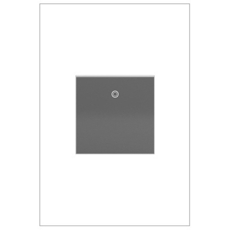 adorne ASPD2032M4 20A Paddle Switch, Magnesium, with Microban