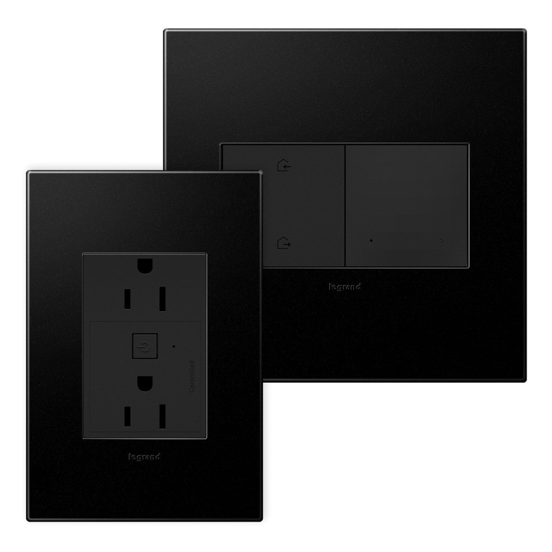 adorne with Netatmo WNAH15KITG1 Outlet Kit With H/A Switch, Graphite