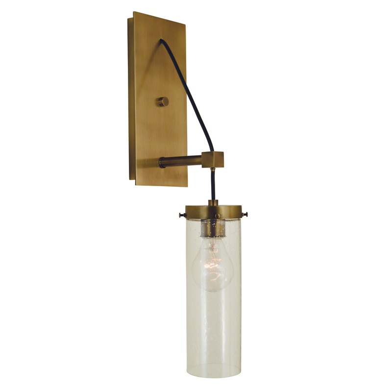 Framburg 4751 AB Hammersmith One Light Wall Sconce, Antique Brass