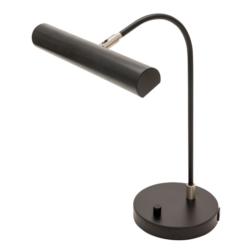 Framburg L1602 BLK Desk Lamp Two Light Desk Lamp, Black
