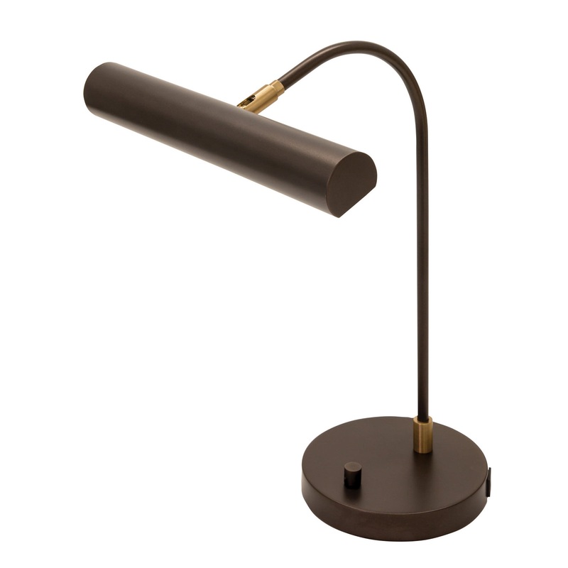 Framburg L1602 CHB Desk Lamp Two Light Desk Lamp, Chestnut Bronze
