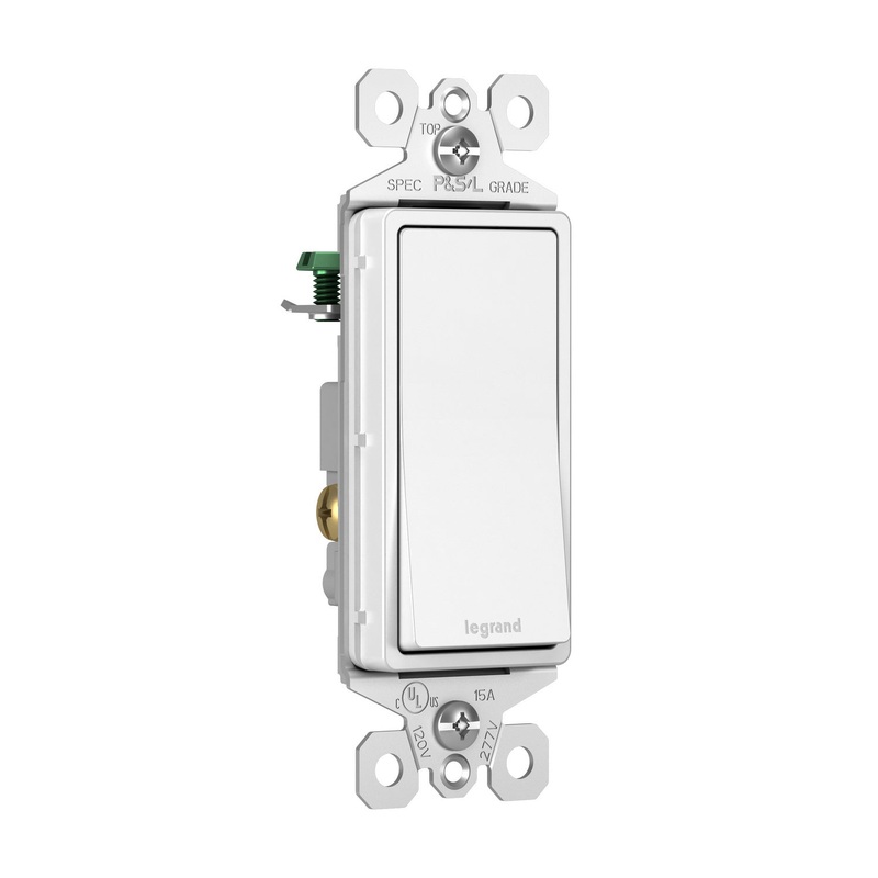 radiant TM870W Single-Pole Switch, White