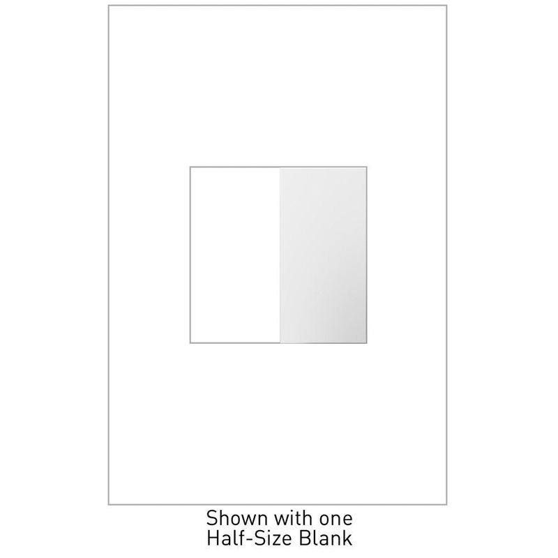adorne AABK1W4 Blank, Half-Size, White