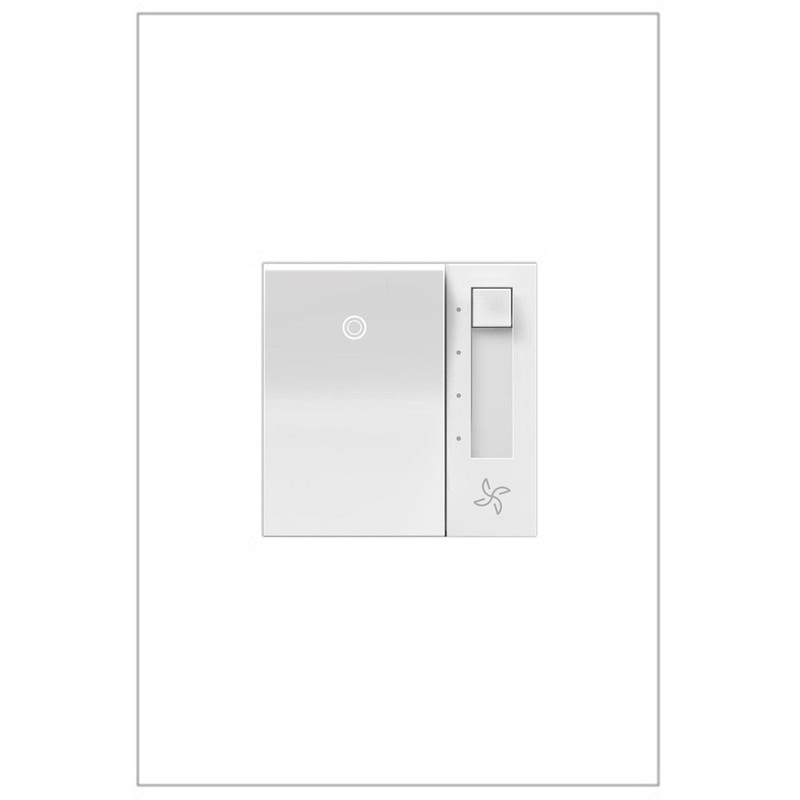 adorne AAFN4S16AW4 Paddle Fan Speed Control Switch, White, with Microban