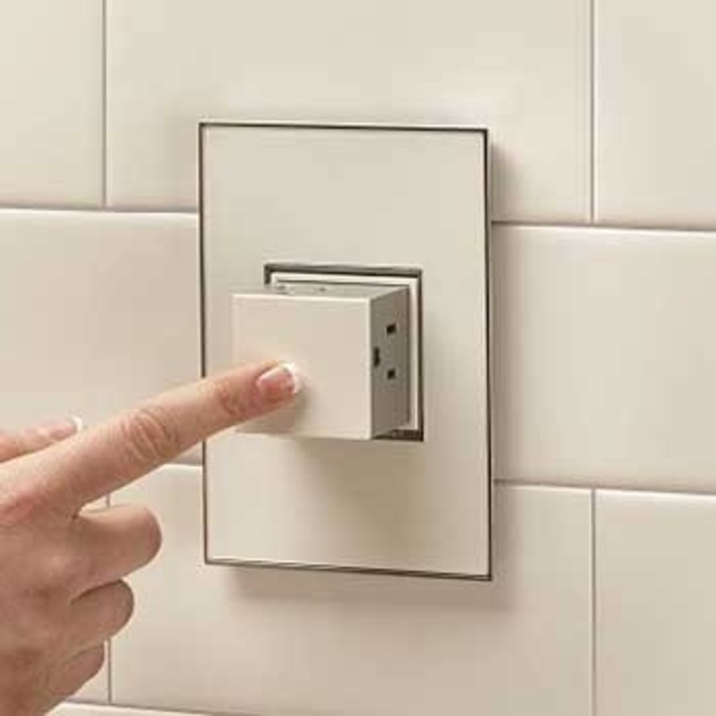 adorne ARPTR151GW2 15A One-Gang Pop-Out Outlet, White