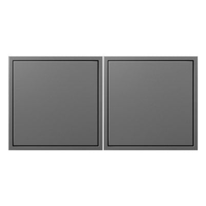 adorne ARPTR152GM2 15A Two-Gang Pop-Out Outlet, Magnesium