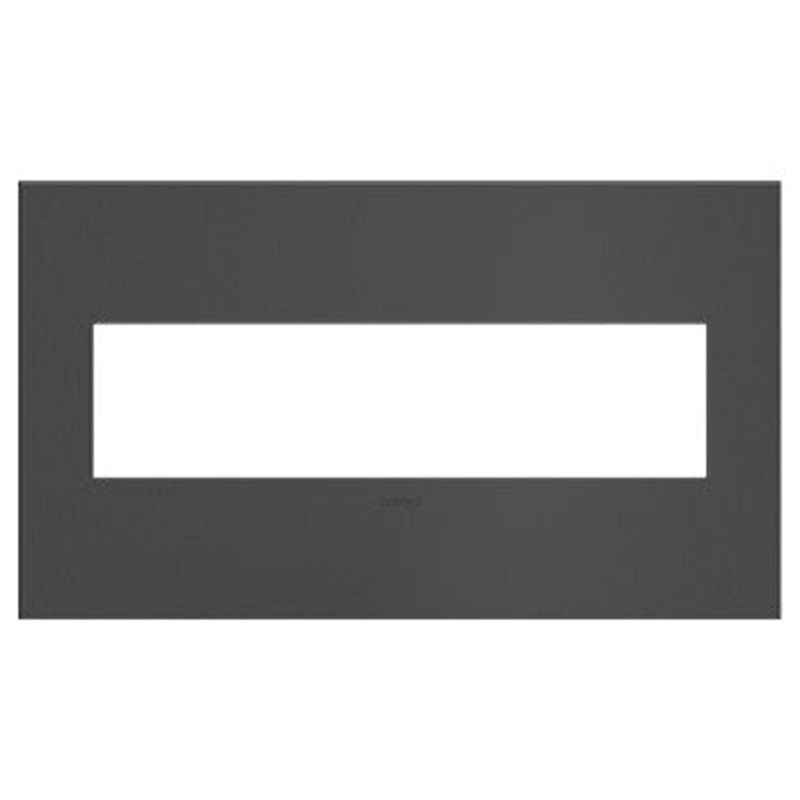 adorne AWC4GBBN4 Brushed Black Nickel Four-Gang Wall Plate