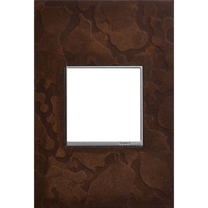 adorne AWM1G2HFBR4 Screwless 1-Gang Wall Plate, Bronze