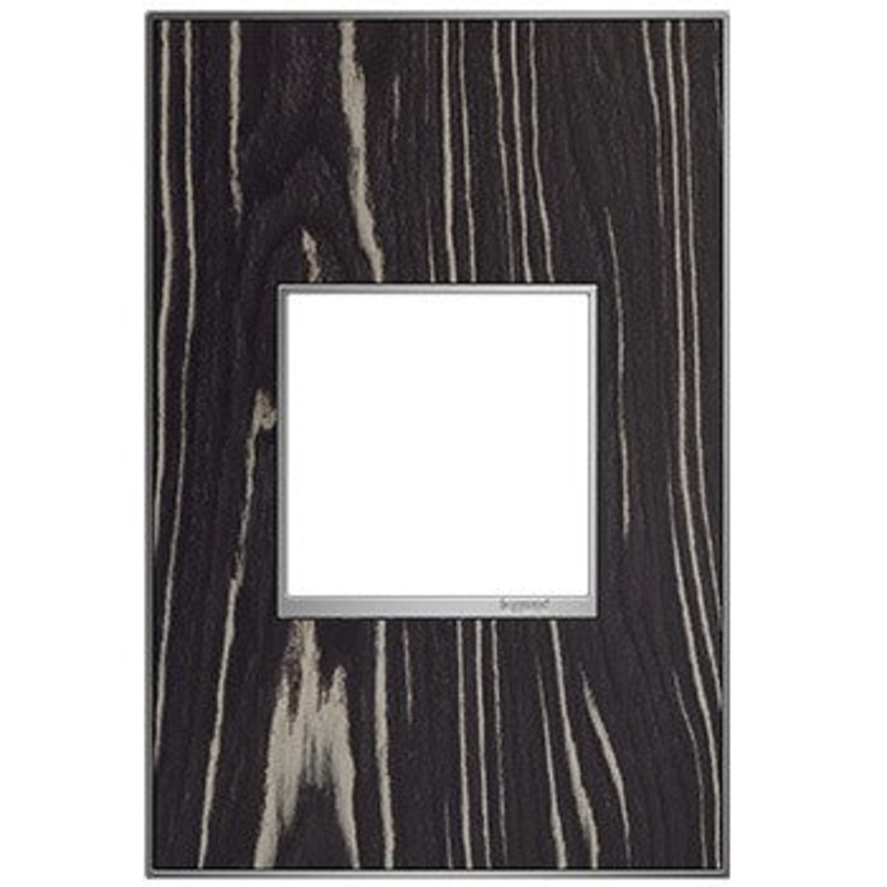adorne AWM1G2MA4 Macassar One-Gang Screwless Wall Plate