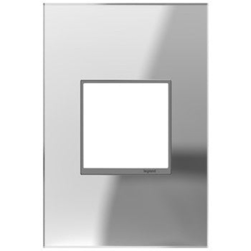 adorne AWM1G2MR1 Mirror One-Gang Screwless Wall Plate