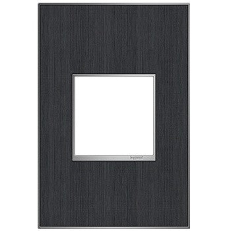adorne AWM1G2RG4 Rustic Grey One-Gang Screwless Wall Plate
