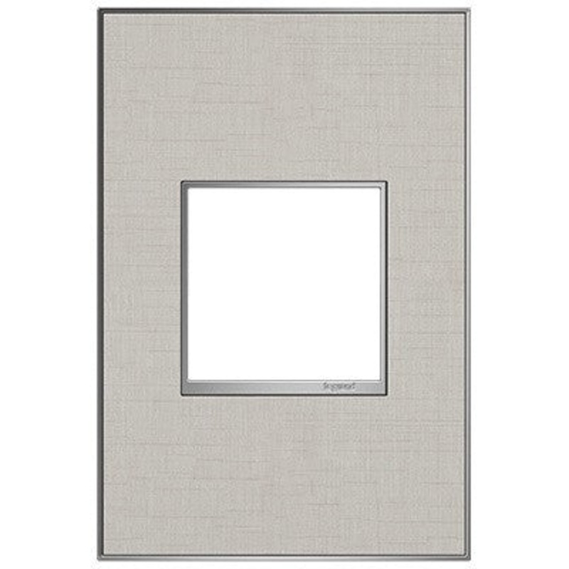 adorne AWM1G2TL4 True Linen One-Gang Screwless Wall Plate