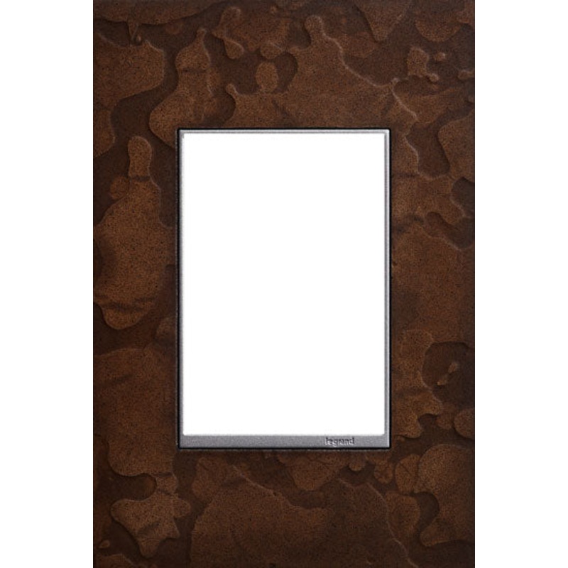 adorne AWM1G3HFBR1 Screwless 1-Gang+ Wall Plate, Bronze