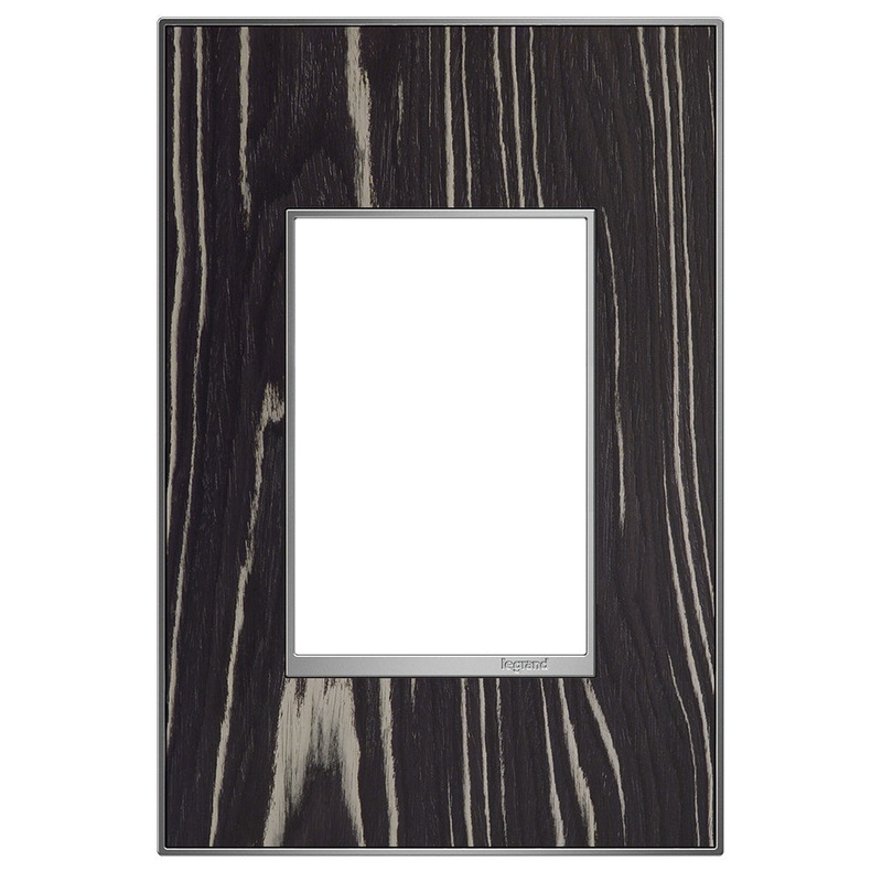 adorne AWM1G3MA4 Macassar One-Gang-Plus Screwless Wall Plate