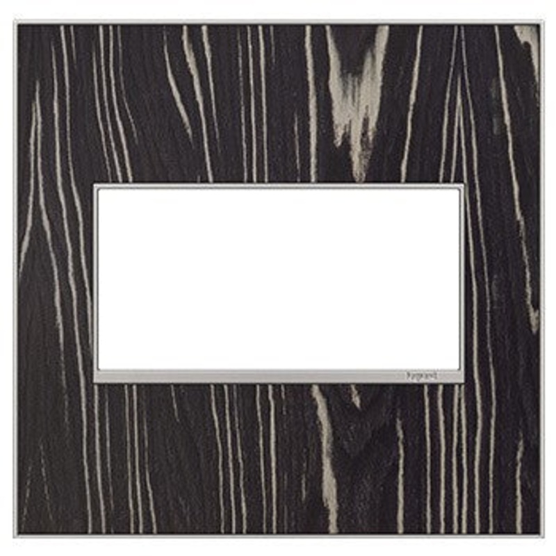 adorne AWM2GMA4 Macassar Two-Gang Screwless Wall Plate