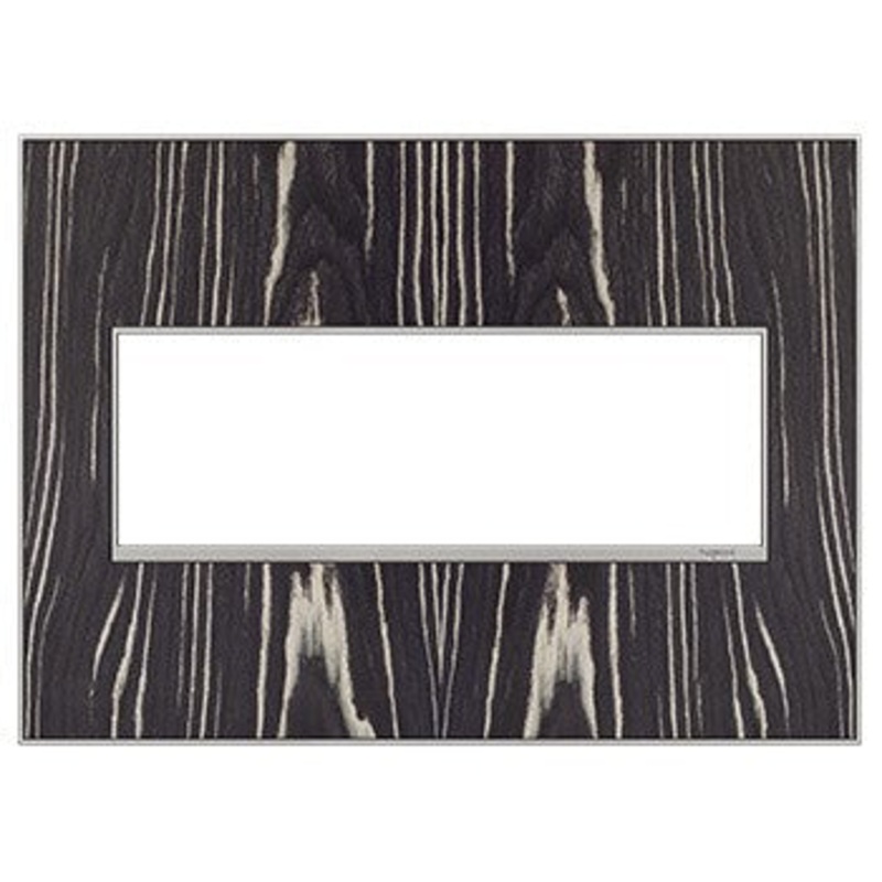 adorne AWM3GMA4 Macassar Three-Gang Screwless Wall Plate