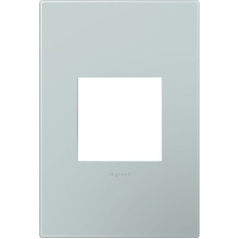 adorne AWP1G2BL6 Pale Blue One-Gang Screwless Wall Plate