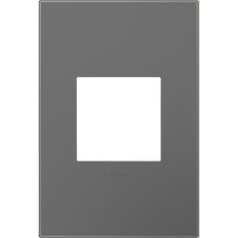 adorne AWP1G2MG6 Magnesium One-Gang Screwless Wall Plate with Microban