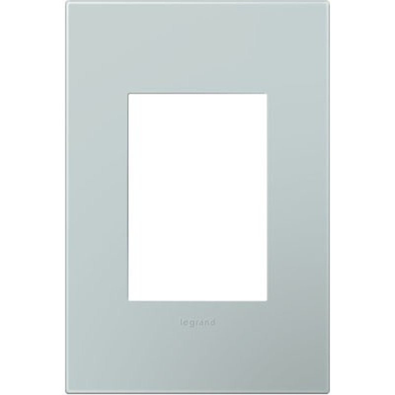 adorne AWP1G3BL4 Pale Blue One-Gang-Plus Screwless Wall Plate
