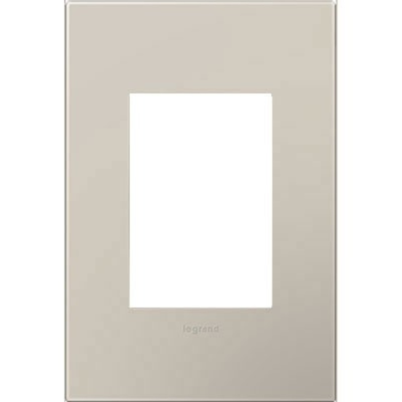 adorne AWP1G3GG4 Greige One-Gang-Plus Screwless Wall Plate