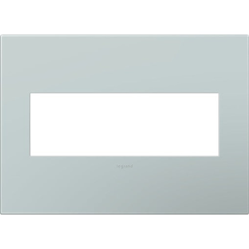 adorne AWP3GBL4 Pale Blue Three-Gang Screwless Wall Plate