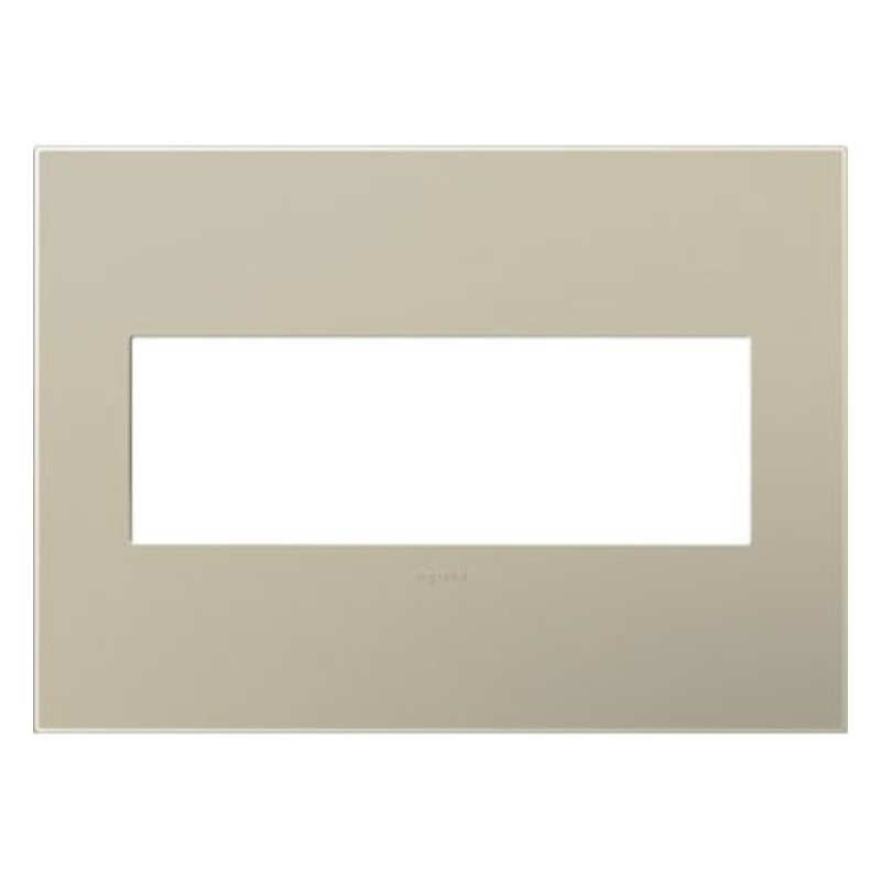 adorne AWP3GTM4 Titanium Three-Gang Screwless Wall Plate
