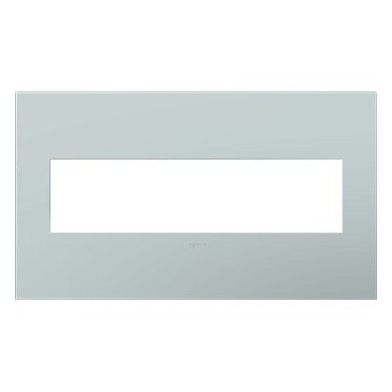 adorne AWP4GBL4 Pale Blue Four-Gang Screwless Wall Plate