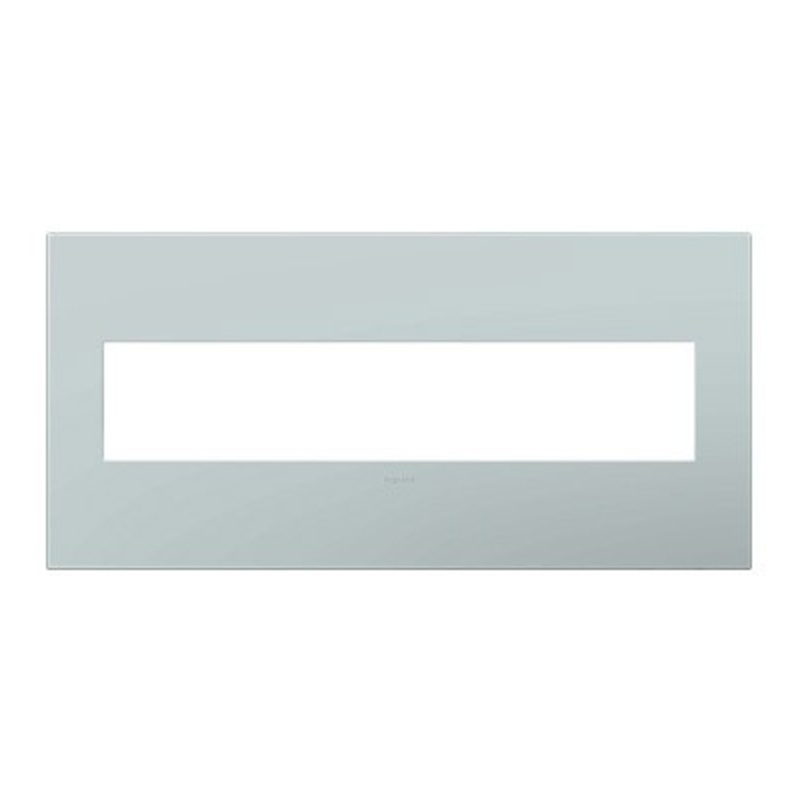 adorne AWP5GBL1 Pale Blue Five-Gang Screwless Wall Plate