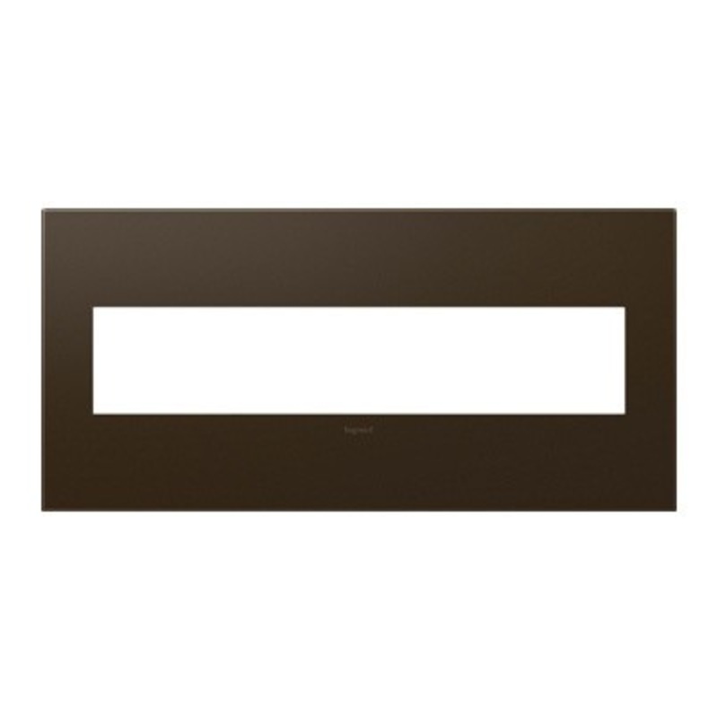 adorne AWP5GBR1 Bronze Five-Gang Screwless Wall Plate