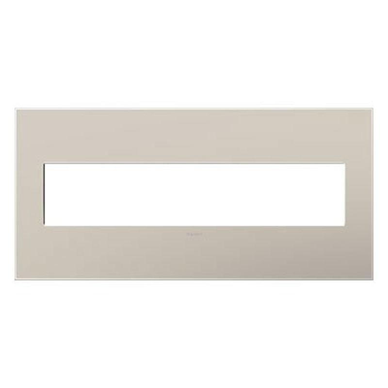 adorne AWP5GGG1 Greige Five-Gang Screwless Wall Plate