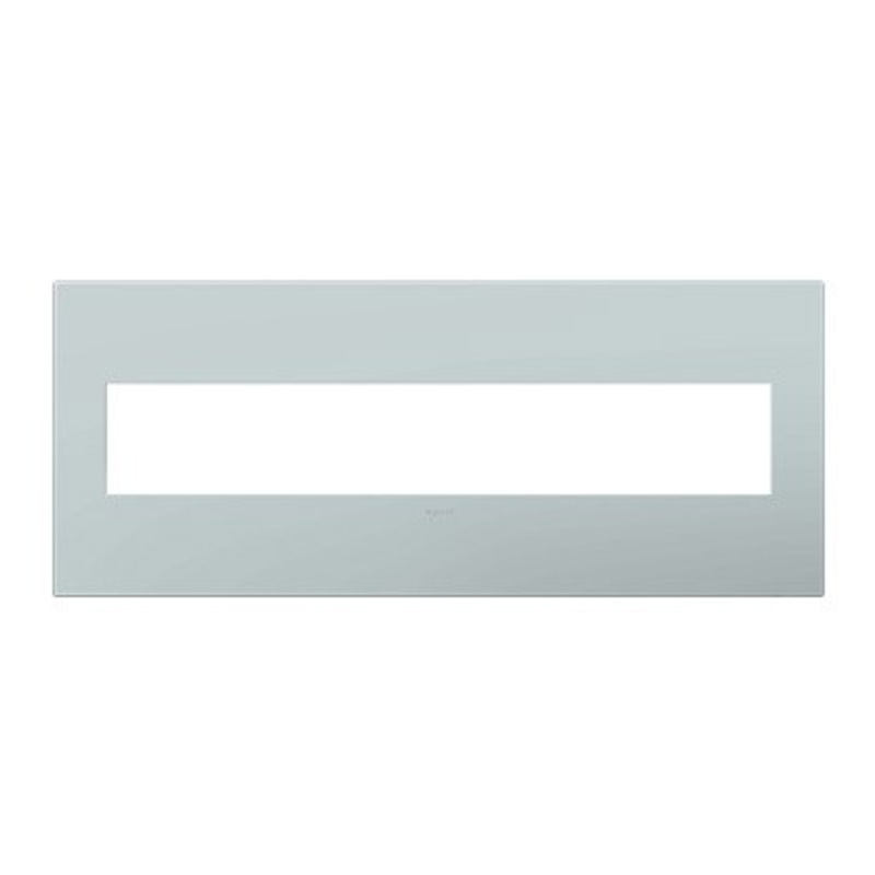 adorne AWP6GBL1 Pale Blue Six-Gang Screwless Wall Plate