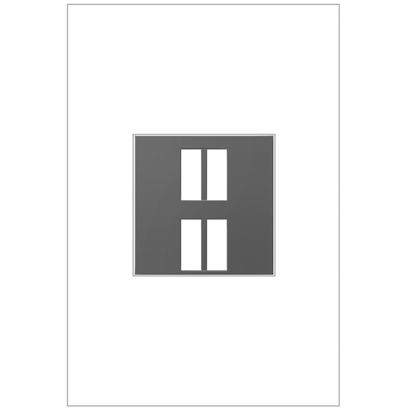 adorne AC4PFM1 4-Port Keystone Frame, Magnesium