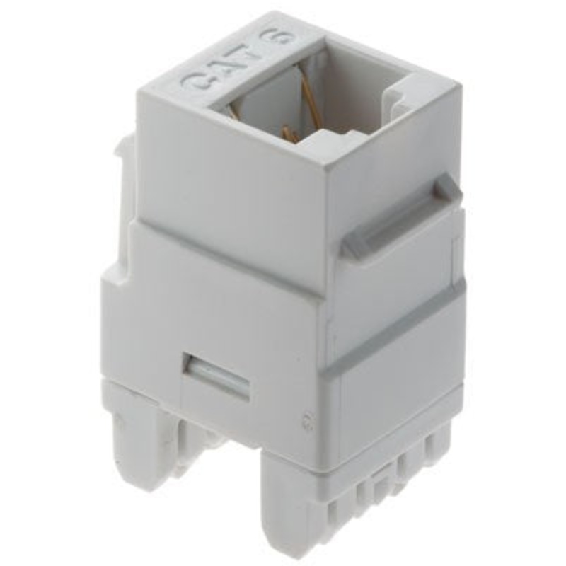 adorne AC6RJ45W1 Cat 6 RJ45 Data Insert, White